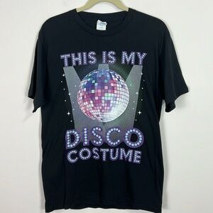 Black Disco costume t shirt size medium 3 for $20